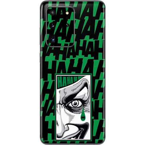 DC Comics The Joker Teardrop Card Galaxy S20 Ultra 5G Skin